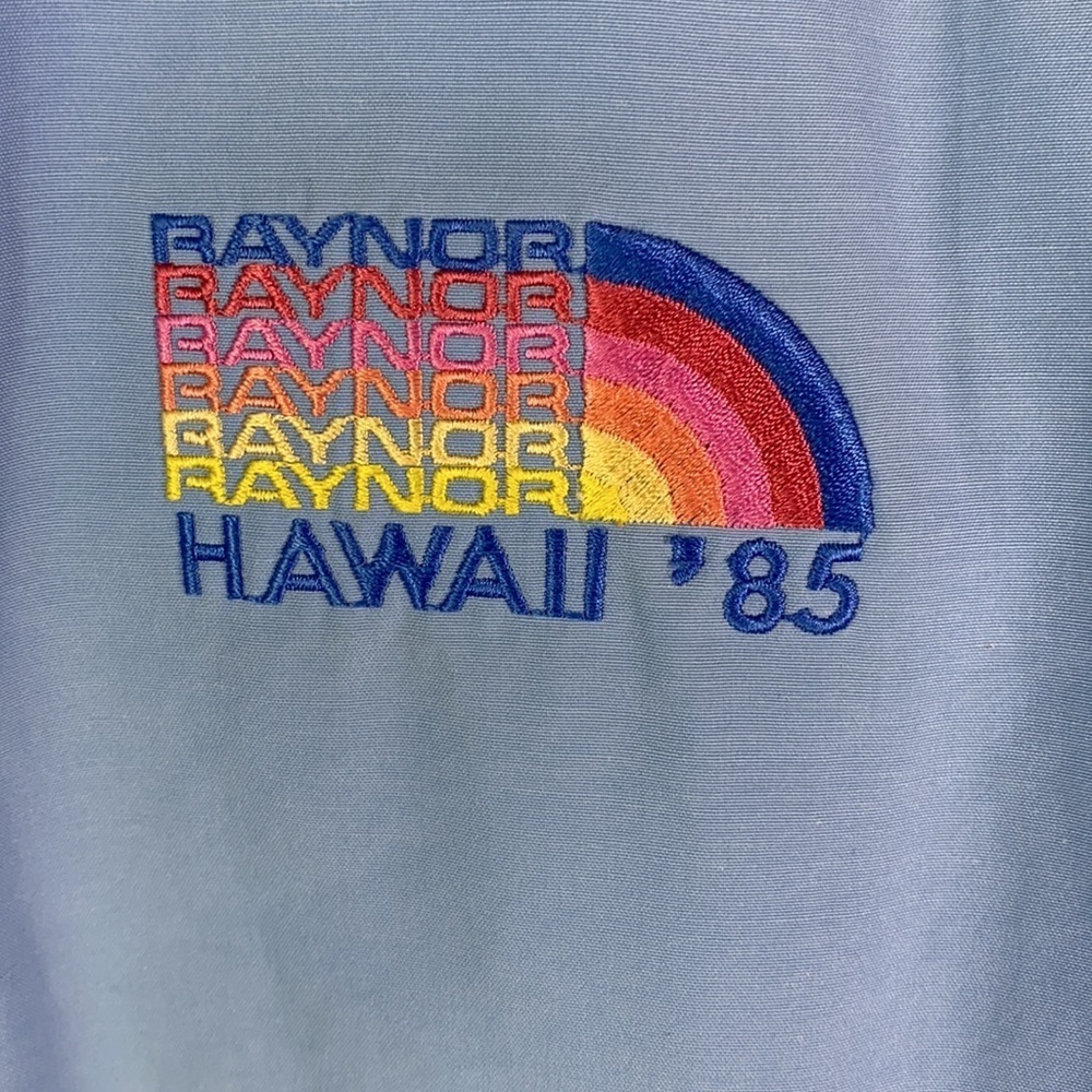 RARE Vintage Raynor Hawaii ‘85 Windbreaker Jacket - Picture 2 of 8